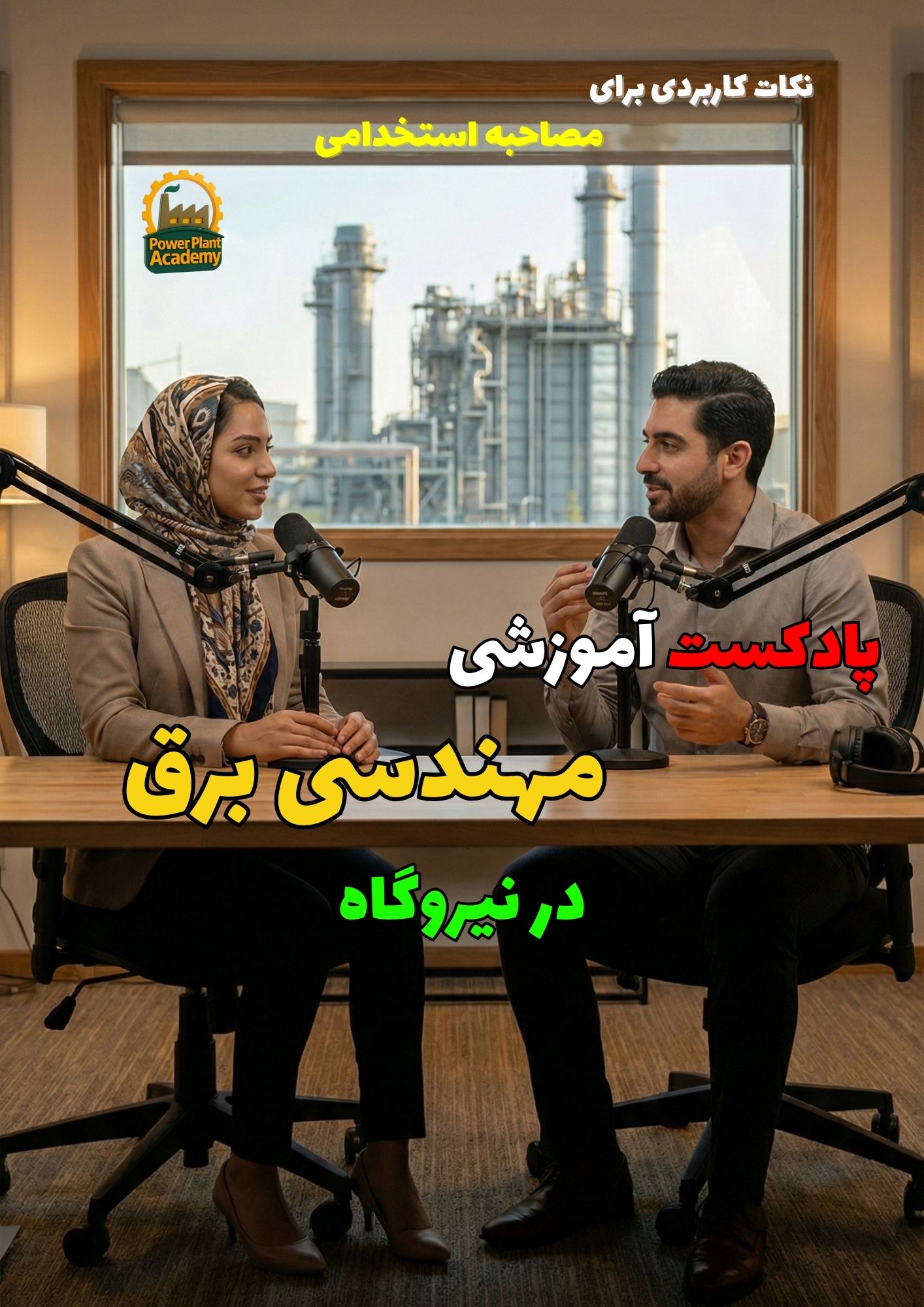 پادکست مهندسی برق در نیروگاه 1 پادکست مهندسی برق در نیروگاه