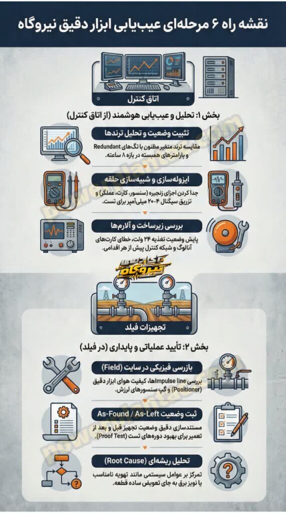 عیب یابی ابزار دقیق